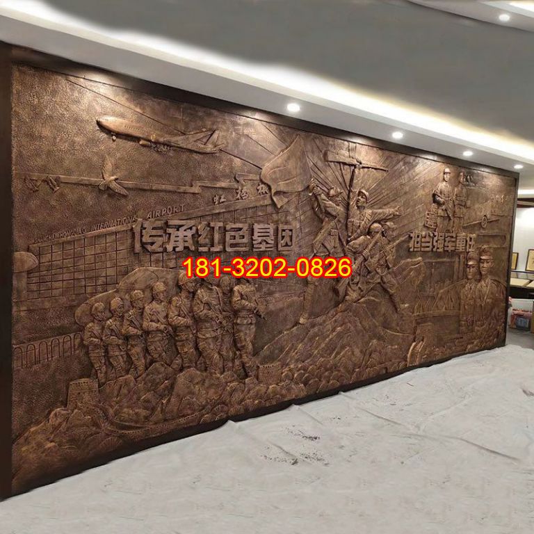 黨建浮雕的加工與制作